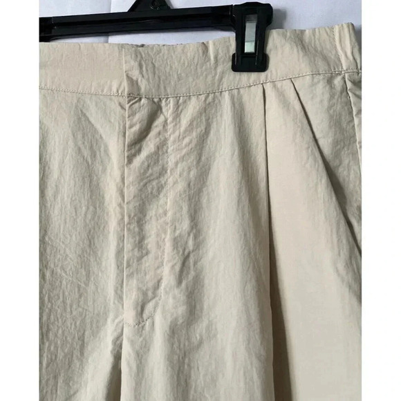 NWT Wilo Anthropologie Wide Leg High Rise Cargo Pants - Small - Beige Sand - Picture 4 of 13